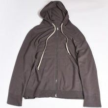 Load image into Gallery viewer, Rick Owens リックオウエンス カシミヤ ジップアップ ニットフーディー RU02B2614-WSB サイズXXL 美品 中古 4b013656