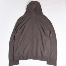Load image into Gallery viewer, Rick Owens リックオウエンス カシミヤ ジップアップ ニットフーディー RU02B2614-WSB サイズXXL 美品 中古 4b013656