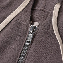 Load image into Gallery viewer, Rick Owens リックオウエンス カシミヤ ジップアップ ニットフーディー RU02B2614-WSB サイズXXL 美品 中古 4b013656