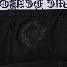 Load image into Gallery viewer, 極美品 CHROME HEARTS クロムハーツ LOGO PRINT LEGGINGS ロゴプリント レギンス サイズS ホースシュー プリント ブラック 中古 4b013681