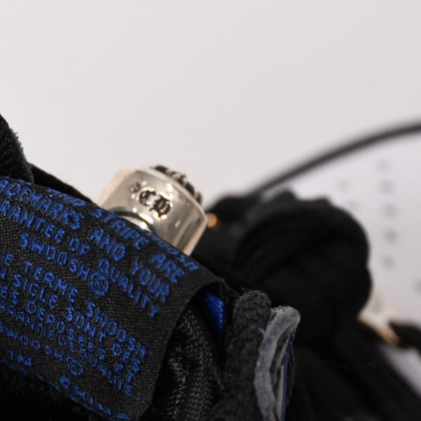 新品未使用 NIKE × FRAGMENT × CHROME HEARTS エアジョーダン1 スニーカー 716371 サイズ29.5cm ダガー装飾 中古 4c070378