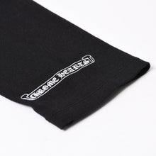 Load image into Gallery viewer, 新品同様 CHROME HEARTS クロムハーツ LOGO PRINT LEGGINGS ロゴプリント レギンス サイズS セメタリークロス ホースシュー 中古 4b013679
