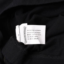Load image into Gallery viewer, 新品同様 CHROME HEARTS クロムハーツ LOGO PRINT LEGGINGS ロゴプリント レギンス サイズS セメタリークロス ホースシュー 中古 4b013679