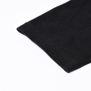 極美品 CHROME HEARTS クロムハーツ LOGO PRINT LEGGINGS ロゴプリント レギンス サイズL ホースシュー プリント ブラック 中古 4b013682
