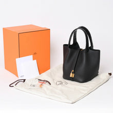 Load image into Gallery viewer, 新品未使用 HERMES エルメス ピコタン PICOTIN LOCK TOUCH PM 18 K刻印 トリヨンクレマンス レザー Hロゴ カデナ付き 4b013857