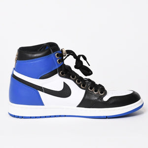 新品未使用 NIKE × FRAGMENT × CHROME HEARTS エアジョーダン1 スニーカー 716371 サイズ29.5cm ダガー装飾 中古 4c070378