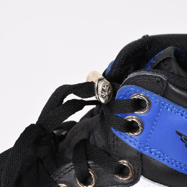 新品未使用 NIKE × FRAGMENT × CHROME HEARTS エアジョーダン1 スニーカー 716371 サイズ29.5cm ダガー装飾 中古 4c070378