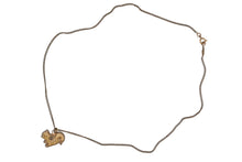 画像をギャラリービューアに読み込む, CHANEL シャネル ココマーク リス アニマル ネックレス ラメ 05A GP ゴールド イエロー ゴールド金具 美品 中古 56031