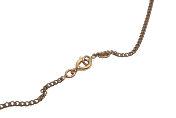 CHANEL シャネル ココマーク リス アニマル ネックレス ラメ 05A GP ゴールド イエロー ゴールド金具 美品 中古 56031