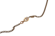 画像をギャラリービューアに読み込む, CHANEL シャネル ココマーク リス アニマル ネックレス ラメ 05A GP ゴールド イエロー ゴールド金具 美品 中古 56031