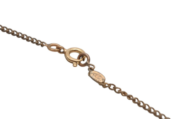 CHANEL シャネル ココマーク リス アニマル ネックレス ラメ 05A GP ゴールド イエロー ゴールド金具 美品 中古 56031