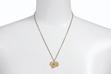 画像をギャラリービューアに読み込む, CHANEL シャネル ココマーク リス アニマル ネックレス ラメ 05A GP ゴールド イエロー ゴールド金具 美品 中古 56031