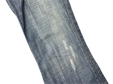 画像をギャラリービューアに読み込む, 極美品 ANTIK DENIM アンティックデニム ターコイズ装飾 刺繍 フレアデニム USA製 コットン ブルー サイズ28 中古 4b006217