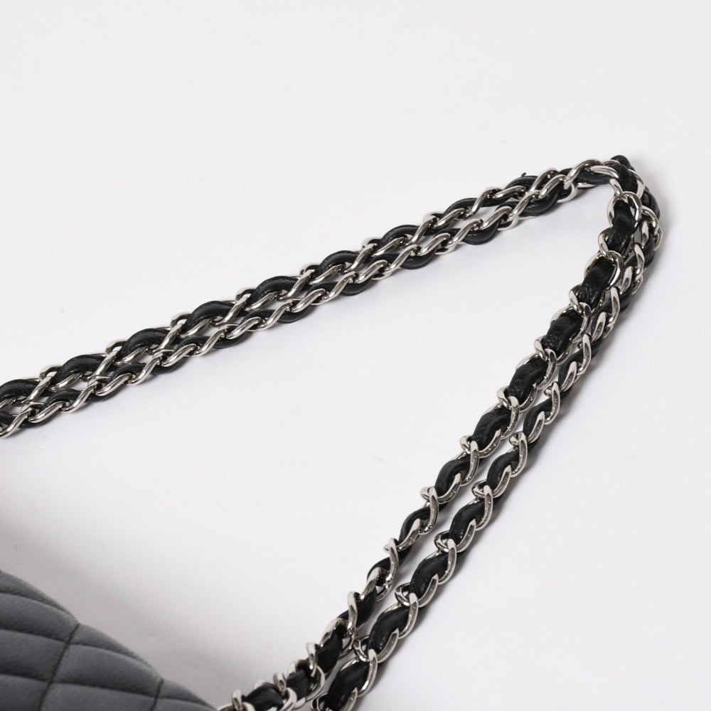 CHANEL CHANEL Deca Matelasse 33 Chain Shoulder Bag 15th Series Coco Mark Caviar Skin Black SV Metal Fittings Good Condition Used 4a008926