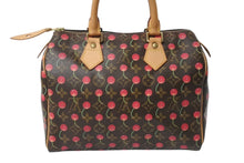 Load image into Gallery viewer, LOUIS VUITTON ルイヴィトン モノグラムチェリー スピーディ25 ハンドバッグ M95009 村上隆 ブラウン 美品 中古 4b000069