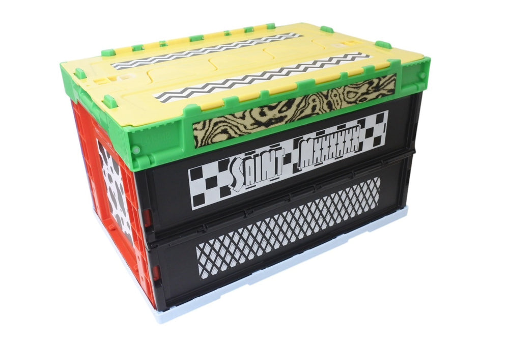 New and unused SAINT MICHAEL Saint Michael BOX/MULTI-1 Foldable storage box SM-HR8-0000-085-MULTI-1 Home goods Used 4b000705