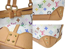 画像をギャラリービューアに読み込む, 極美品 LOUIS VUITTON ルイヴィトン シャーリーンMM トートバッグ M93212 モノグラム マルチカラー ホワイト 村上隆 中古 4b000066
