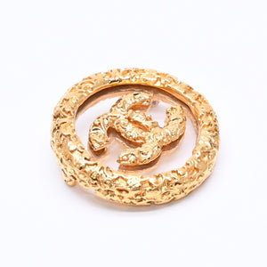 極美品 CHANEL シャネル ココマーク ブローチ 重量約23.3g 93A刻印 GP メタル ゴールド ヴィンテージ 中古 4c069692