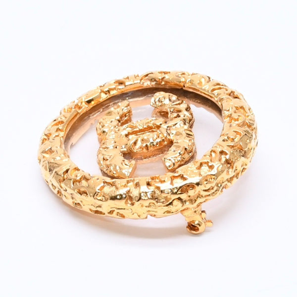 極美品 CHANEL シャネル ココマーク ブローチ 重量約23.3g 93A刻印 GP メタル ゴールド ヴィンテージ 中古 4c069692