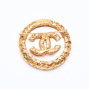 極美品 CHANEL シャネル ココマーク ブローチ 重量約23.3g 93A刻印 GP メタル ゴールド ヴィンテージ 中古 4c069692