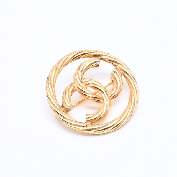 CHANEL シャネル ココマーク ブローチ 重量約9.71g 1269刻印 メタル ラウンド ゴールド 美品 中古 4c063743