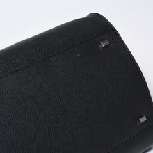 Load image into Gallery viewer, 極美品 THE ROW ザロウ W1255L133DTPL マルゴー Soft Margaux 15 ハンドバッグ ブラック レザー シルバー金具 中古 4c073472