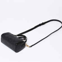 Load image into Gallery viewer, 新品同様 LOUIS VUITTON ルイヴィトン ナノ スピーディ 2WAYハンドバッグ M82450 ブラック モノグラムアンプラントレザー 中古 4b013705