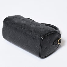 Load image into Gallery viewer, 新品同様 LOUIS VUITTON ルイヴィトン ナノ スピーディ 2WAYハンドバッグ M82450 ブラック モノグラムアンプラントレザー 中古 4b013705