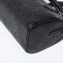 Load image into Gallery viewer, 新品同様 LOUIS VUITTON ルイヴィトン ナノ スピーディ 2WAYハンドバッグ M82450 ブラック モノグラムアンプラントレザー 中古 4b013705