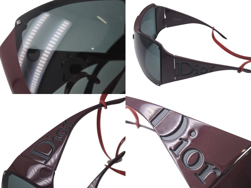 CHRISTIAN DIOR クリスチャンディオール サングラス OVERSHINE 1 01N95 ヴィンテージ ボルドー 美品 中古 4c073742