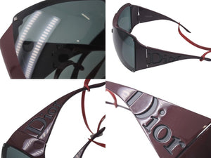 CHRISTIAN DIOR Christian Dior Sunglasses OVERSHINE 1 01N95 Vintage Bordeaux Good Condition Used 4c073742