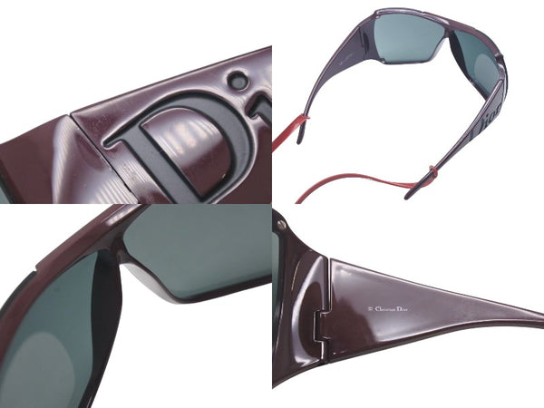 CHRISTIAN DIOR Christian Dior Sunglasses OVERSHINE 1 01N95 Vintage Bordeaux Good Condition Used 4c073742