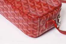 Load image into Gallery viewer, GOYARD ゴヤール カップヴェールPM ショルダーバッグ レッド シルバー金具 PVC CAPVE2PMLTY02CL02P 美品 中古 4c013930