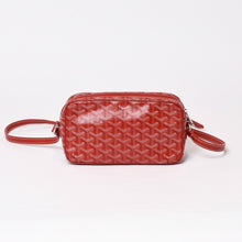 Load image into Gallery viewer, GOYARD ゴヤール カップヴェールPM ショルダーバッグ レッド シルバー金具 PVC CAPVE2PMLTY02CL02P 美品 中古 4c013930