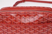 Load image into Gallery viewer, GOYARD ゴヤール カップヴェールPM ショルダーバッグ レッド シルバー金具 PVC CAPVE2PMLTY02CL02P 美品 中古 4c013930