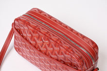 Load image into Gallery viewer, GOYARD ゴヤール カップヴェールPM ショルダーバッグ レッド シルバー金具 PVC CAPVE2PMLTY02CL02P 美品 中古 4c013930