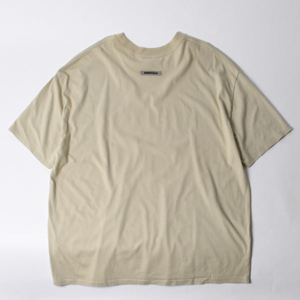 ESSENTIALS エッセンシャル FEAR OF GOD フィアオブゴッド ロゴ 半袖Tシャツ コットン アイボリー サイズXL 美品 中古 4a007429