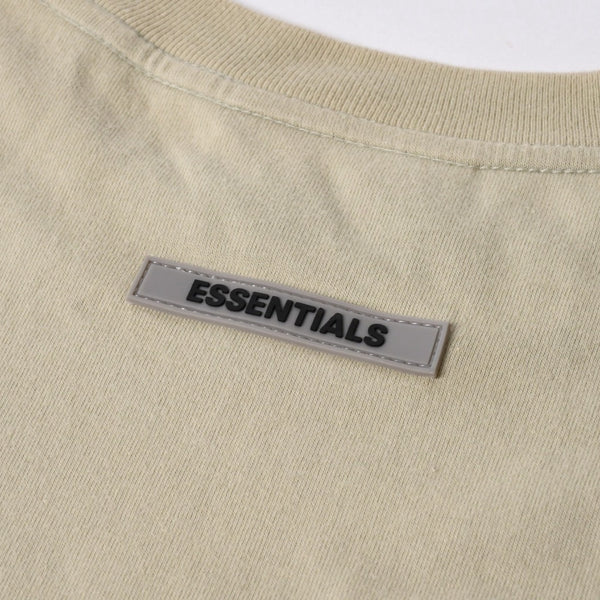 ESSENTIALS エッセンシャル FEAR OF GOD フィアオブゴッド ロゴ 半袖Tシャツ コットン アイボリー サイズXL 美品 中古 4a007429