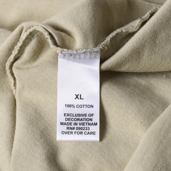 ESSENTIALS エッセンシャル FEAR OF GOD フィアオブゴッド ロゴ 半袖Tシャツ コットン アイボリー サイズXL 美品 中古 4a007429