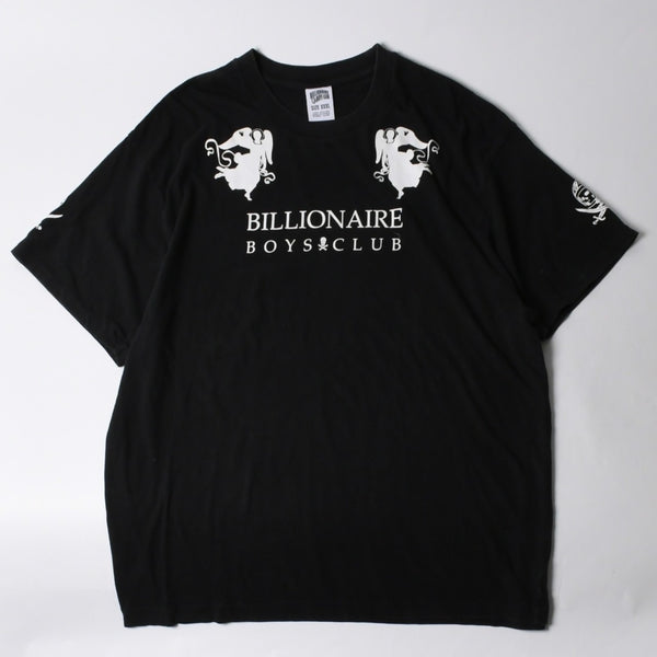 BILLIONAIREBOYSCLUB ビリオネアボーイズクラブ 半袖 Tシャツ ロゴ プリント サイズ3XL ブラック 4a007386