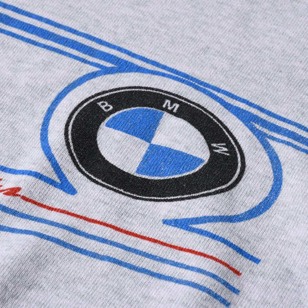 BMW ビーエムダブリュー VINTAGE ヴィンテージ ラグラン スウェットシャツ トレーナー グレー 美品 中古 47645