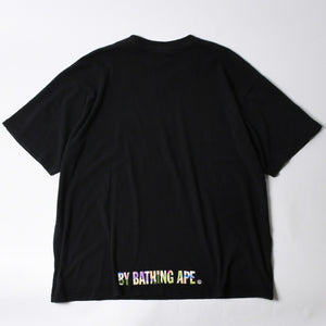 A BATHING APE アベイシングエイプ BAPE ベイプ 半袖 Tシャツ マルチカモ柄 サイズ3XLブラック 美品 中古 4a007403