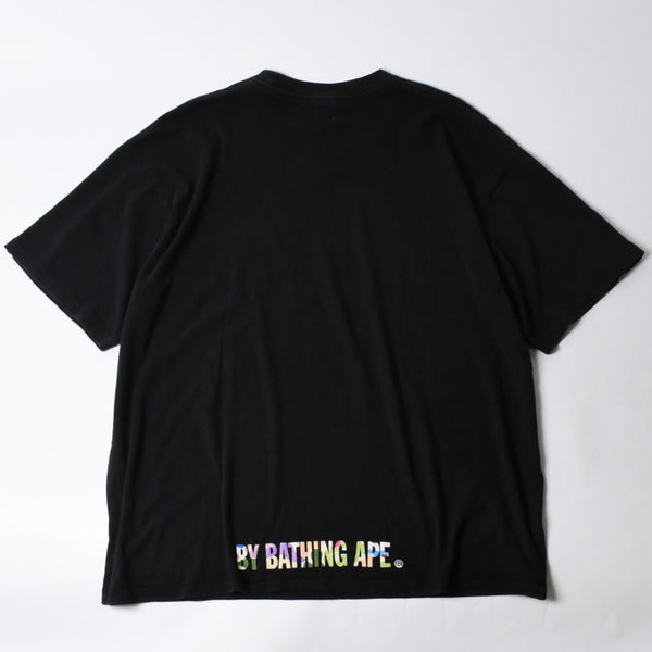 A BATHING APE アベイシングエイプ BAPE ベイプ 半袖 Tシャツ マルチカモ柄 サイズ3XLブラック 美品 中古 4a007403