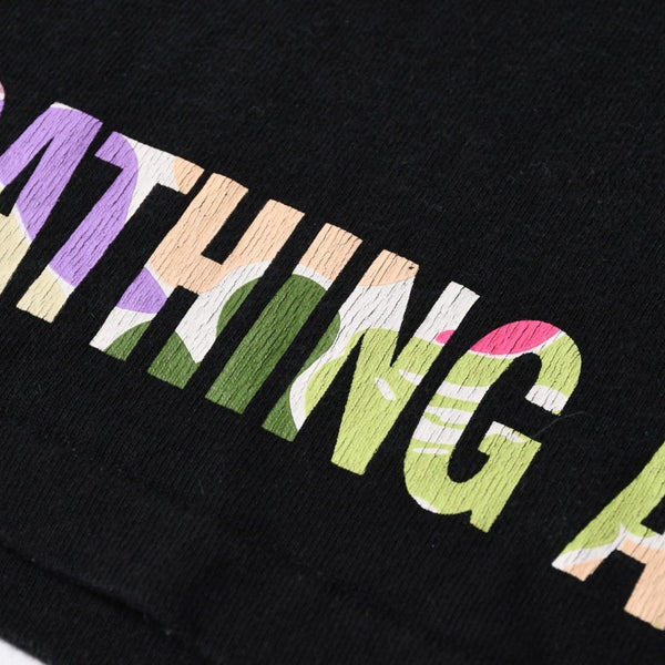 A BATHING APE アベイシングエイプ BAPE ベイプ 半袖 Tシャツ マルチカモ柄 サイズ3XLブラック 美品 中古 4a007403