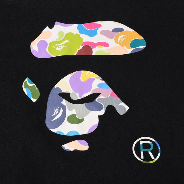 A BATHING APE アベイシングエイプ BAPE ベイプ 半袖 Tシャツ マルチカモ柄 サイズ3XLブラック 美品 中古 4a007403