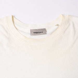 ESSENTIALS エッセンシャル FEAR OF GOD フィアオブゴッド ロゴ 半袖Tシャツ コットン ホワイト ブラック サイズXL 良品 中古 4a007428
