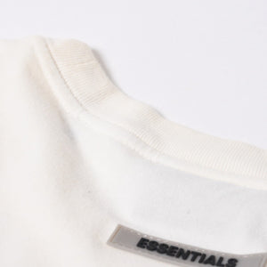 ESSENTIALS エッセンシャル FEAR OF GOD フィアオブゴッド ロゴ 半袖Tシャツ コットン ホワイト ブラック サイズXL 良品 中古 4a007428