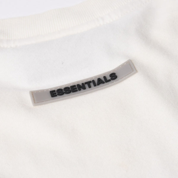 ESSENTIALS エッセンシャル FEAR OF GOD フィアオブゴッド ロゴ 半袖Tシャツ コットン ホワイト ブラック サイズXL 良品 中古 4a007428