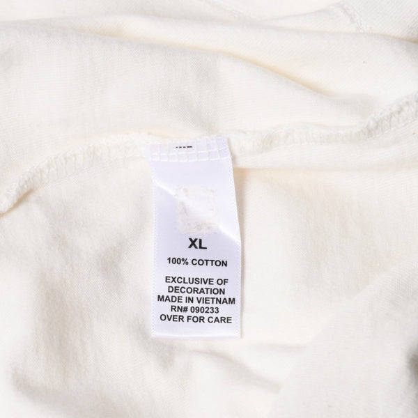 ESSENTIALS エッセンシャル FEAR OF GOD フィアオブゴッド ロゴ 半袖Tシャツ コットン ホワイト ブラック サイズXL 良品 中古 4a007428