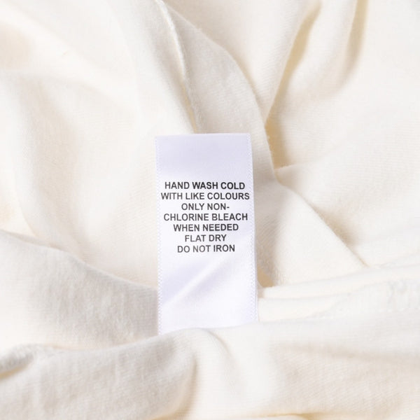 ESSENTIALS エッセンシャル FEAR OF GOD フィアオブゴッド ロゴ 半袖Tシャツ コットン ホワイト ブラック サイズXL 良品 中古 4a007428